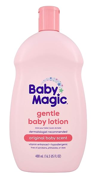 BABY MAGIC GENTLE BABY LOTION, VITAMINS & ALOE,...