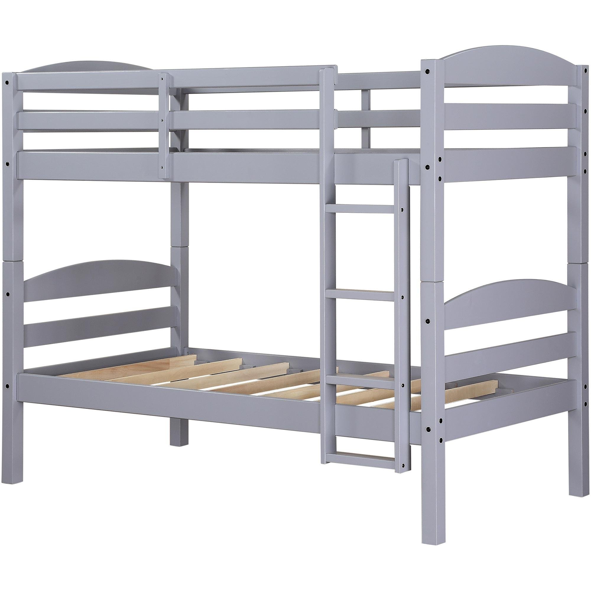 EasytoConvert to Twin Bed Practical Space Saver Wood Bunk Bed