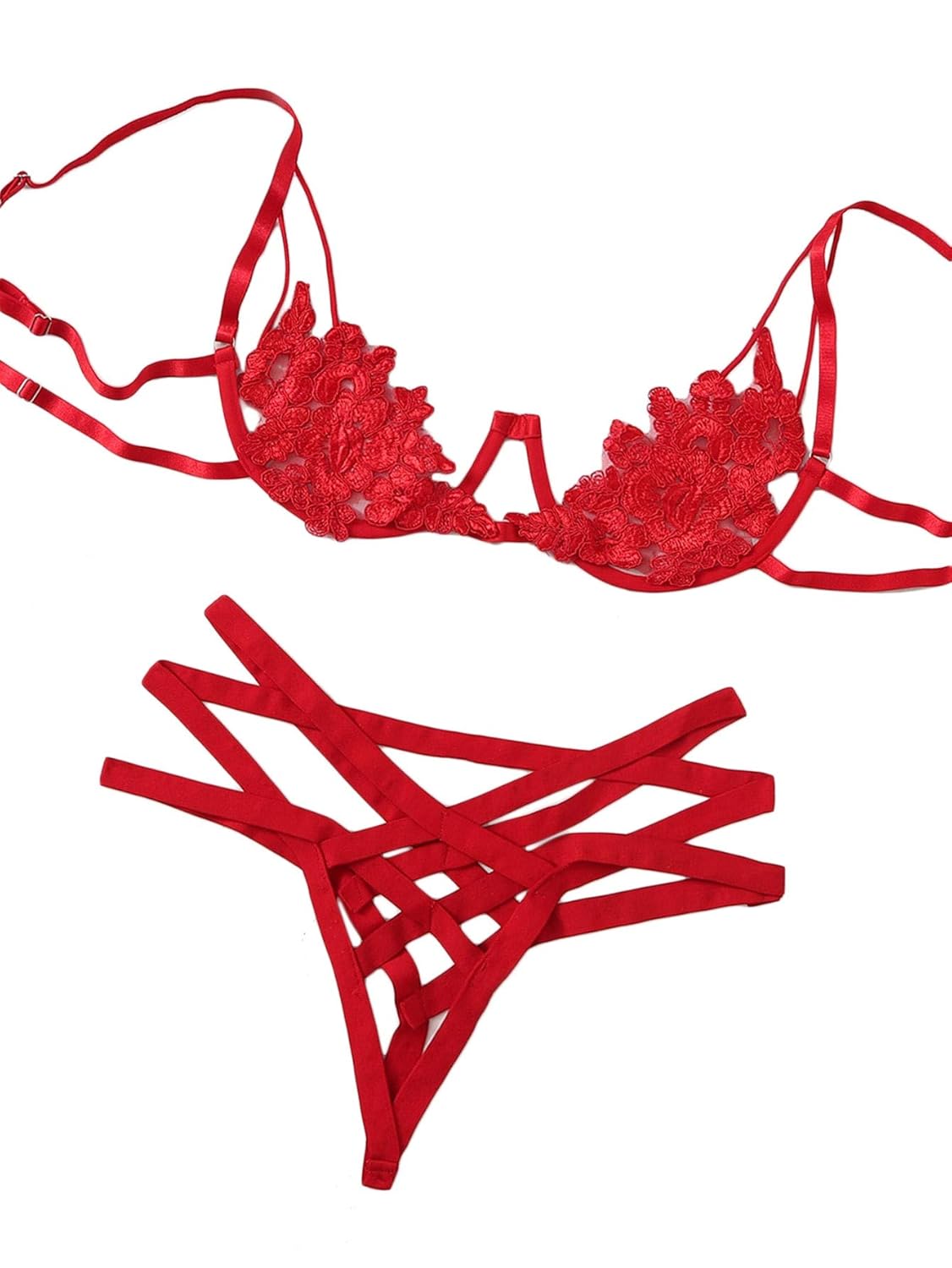 Best Ladder Cutout Floral Bikini Set