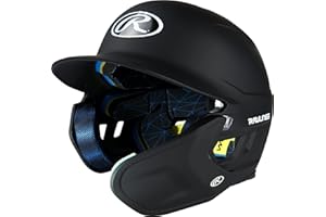Rawlings | MACH Adjust Baseball Batting Helmet | Adjustable Face Guard | Matte | JR & SR Sizes | Multiple Colors
