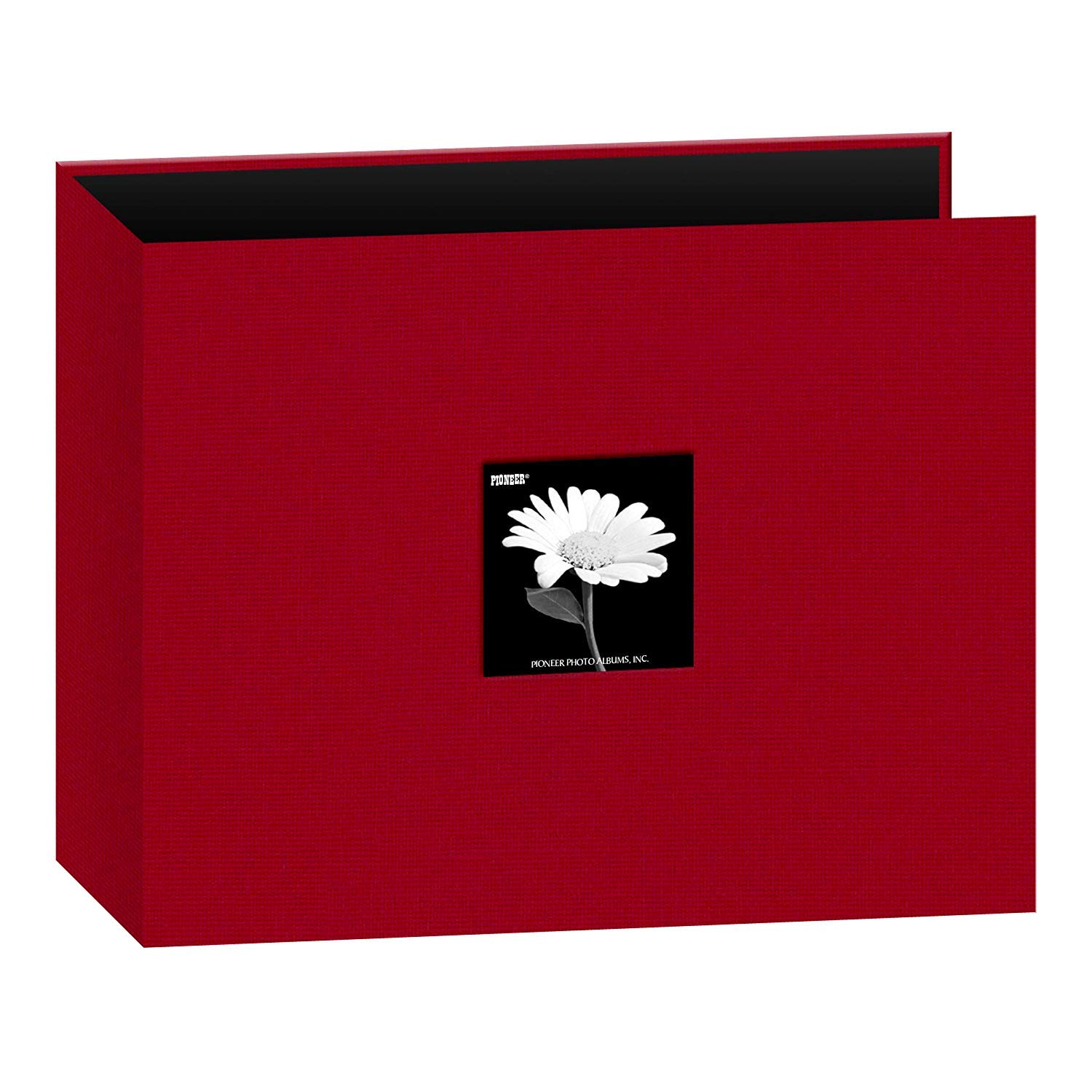 Pioneer 12 x 12-inch Fabric 3-Ring Binder Album, Red