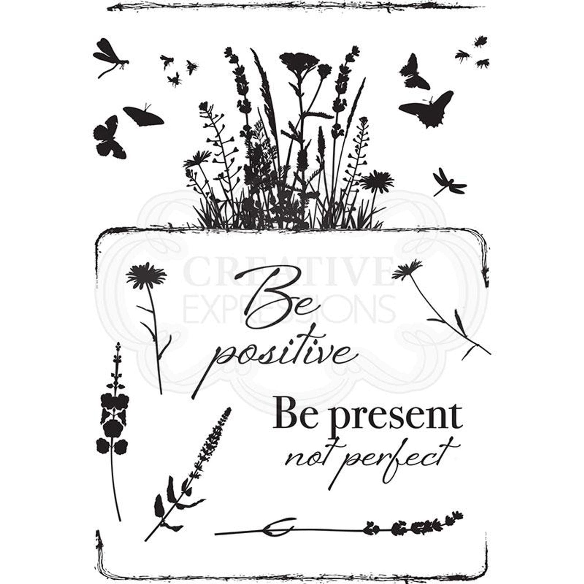 Creative Expressions Designer Boutique Collection-Sweet Meadow-Clear Stamp Set, A6