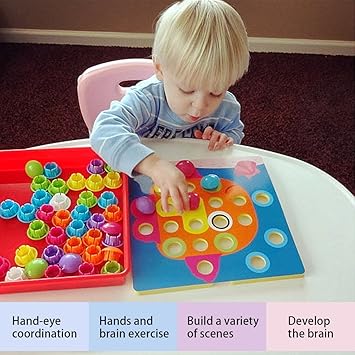 Feinmotorik Spiele Montessori Spielzeug TOP BRIGHT Lernspielzeug ab 2