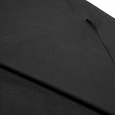Oaixuilhy Black Cotton Fabric, 39x62inches (100&times;160cm) Pre‑Cut Embroidery Craft Fabric by the Yard for DIY Sewing Supplies