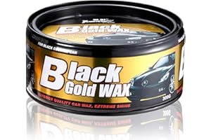 Black Gold Car Wax Polish Car Care Repair Scratch Remover Cleaning and Glazing Polishing Paste Wax Solid for Cars with Free W