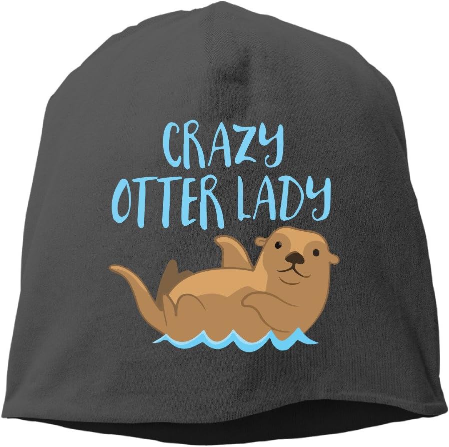 Currfied Crazy Otter Lady Beanies Cap for Men Women