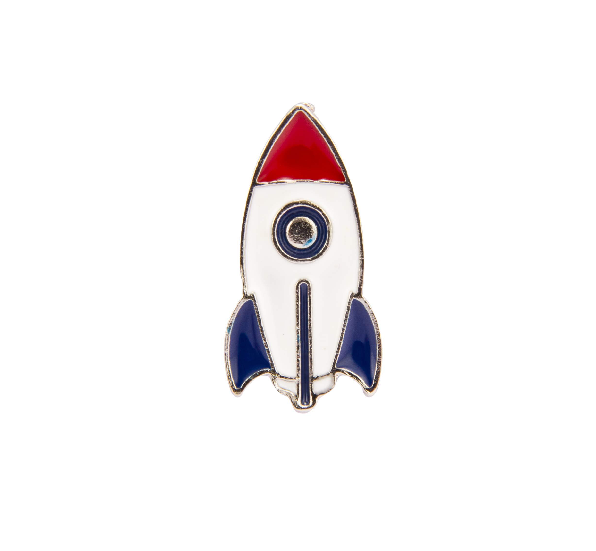 Brooch Lapel Pin for Men Retro Space Rocket Ship Lapel Pin Badge Coat Suit Jacket Wedding Gift Party Shirt Collar Accessories Brooch