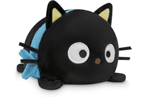 TeeTurtle - The Officially Licensed Original Sanrio Reversible Plushie - Chococat Plushie - Cute Sensory Fidget Stuffed Animals That Show Your Mood