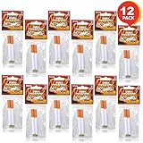 ArtCreativity 3.25 Inch Fake Puff Cigarettes That Blow Smoke - 12 Pack - 24 Faux Cigs with a Realistic Look - Prop for Prank,