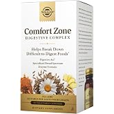 Solgar Comfort Zone Digestive Complex - 90 Vegetable Capsules - Enzymes to Support the Body&rsquo;s Natural Digestive Process &amp; Break Down Difficult-to-Digest Foods - Kosher - 90 Servings