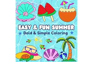 Easy & Fun Summer: Bold & Simple Coloring