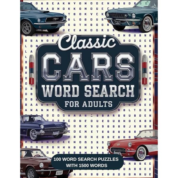 Types Of Cars Word Search
