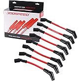 JDMSPEED New 10.5mm JDMSPEED LSx LS1 LS2 LS3 LS6 LS7 High Heat Spark Plug Ignition Wires Set