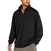 THE GYM PEOPLE Men's Half Zip Sweatshirt Long Sleeve Fleece Pullover Basic Workout Tops