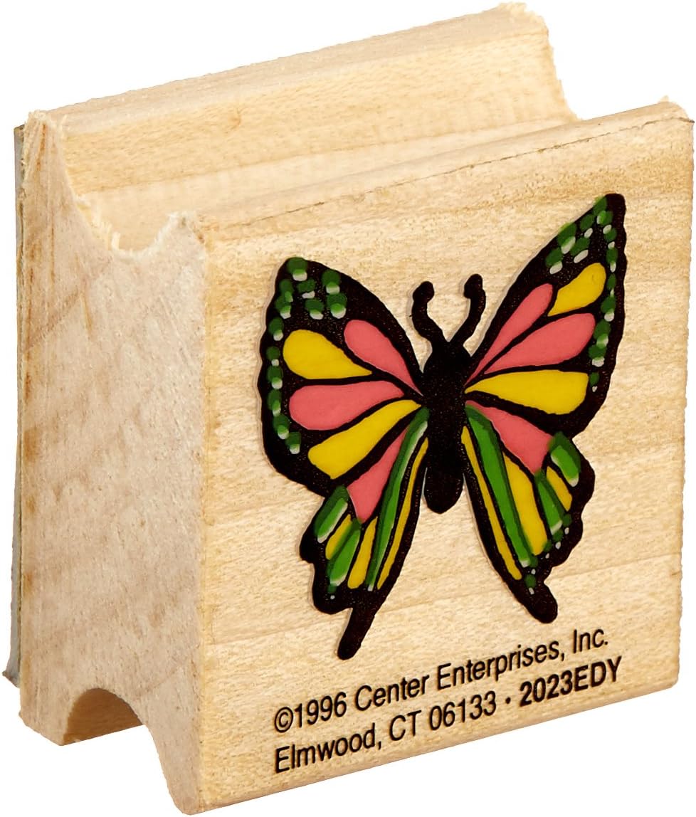 Center Enterprise 2023EDY"Butterfly Stamp" Wood Stamp