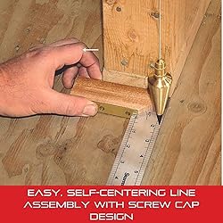 Starrett Solid Brass Corrosion - Resistant Plumb