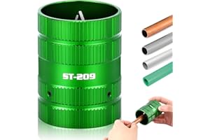 Antstone Pipe Reamer Tool 1/4” to 1-5/8” O.D. Inner/Outer Deburring Tool for Copper Aluminum PVC PPR Pipes