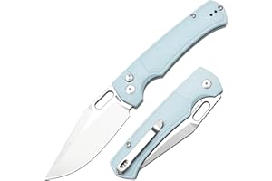 ARTISANCUTLERY REVEL Folding Pocket Knife with 3.54'' AR-RPM9 Steel Blade, EDC Knife with FRN Handle for Camping Hiking(1867P Mint Green)