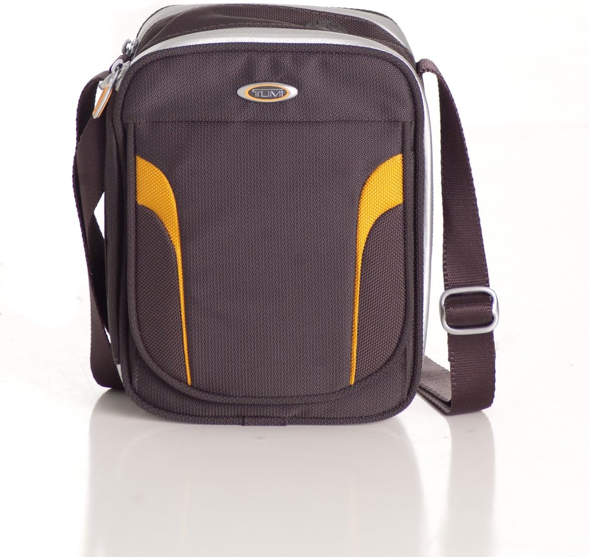 tumi yellow luggage