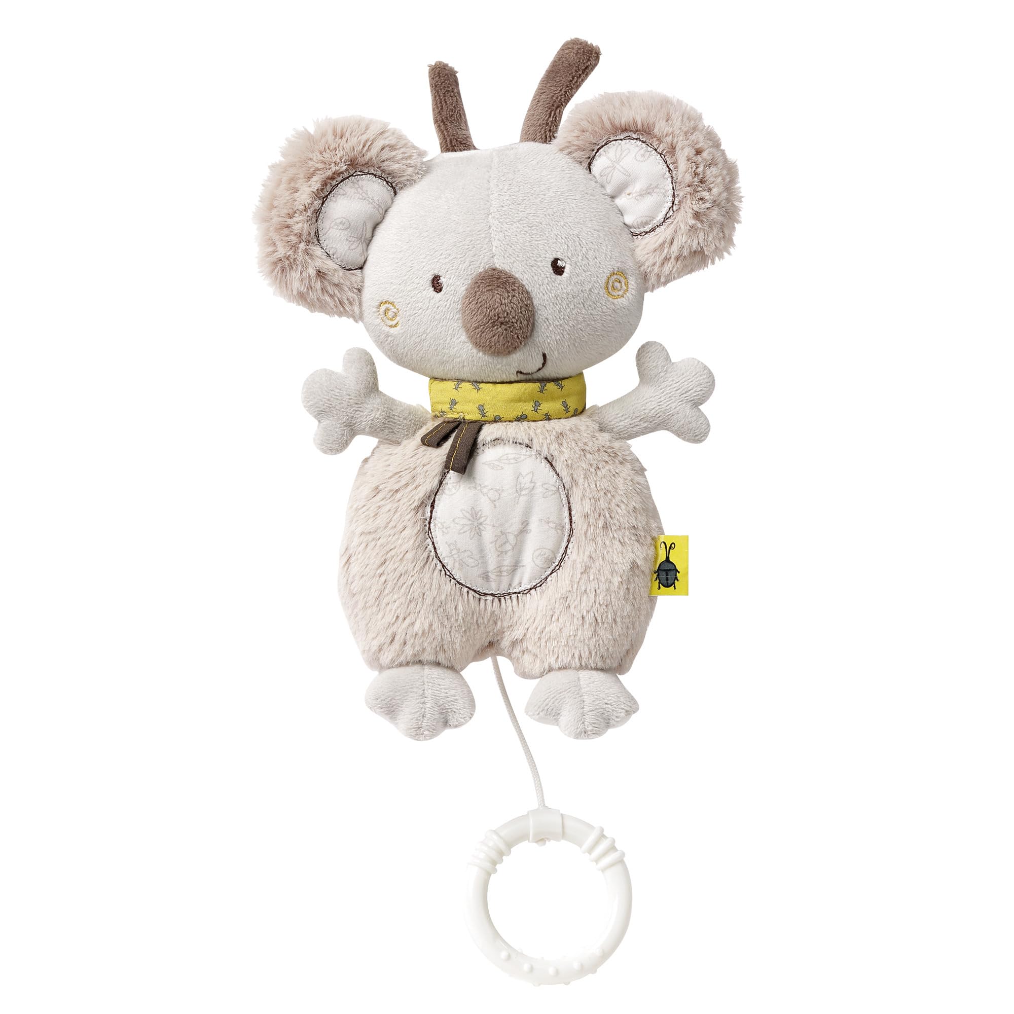 Fehn 064018 Koala Music Box/Cuddly Toy with Integrated Play Mechanism with the Melody Mozart's Lullaby for Hanging on Prams, Baby Seats or Beds – for Babies and Toddlers from Newborns Upwards