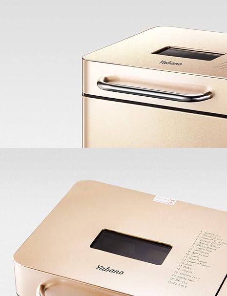 Yabano 650W Panificadora de Acero Inoxidable con 19 Programas, 15H ...