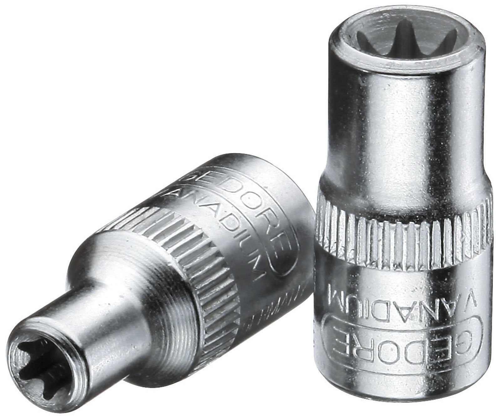 Gedore TX20E4 1/4-Inch - E 4 x 25 mm Socket - Silver