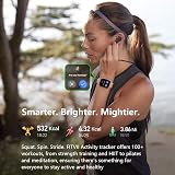 FITVII Health Fitness Tracker Smartwatch 120+ Sport Modes 7 Day Battery Gold view 5