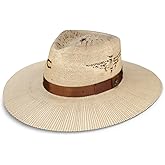 Charlie 1 Horse Hats Mexico Shore 3 3/4" Brim Fashion Hat Tan/Brown L