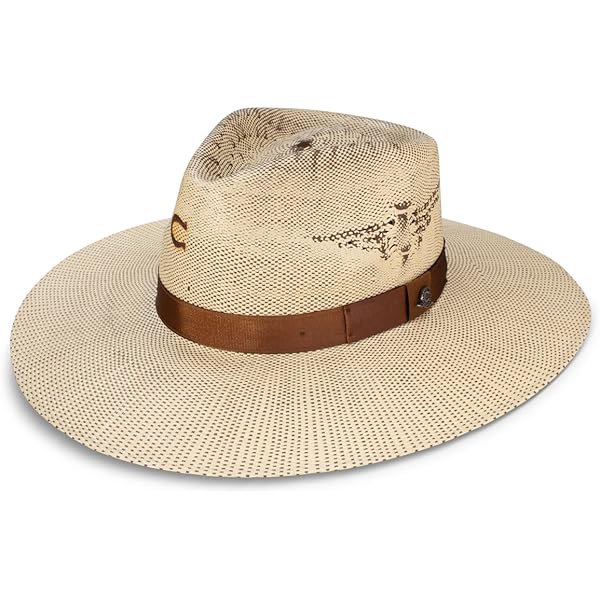 Charlie 1 Cheval Chapeau de cowboy Bandito en paille pour homme Naturel