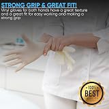 ViraCare 1000 Medium Vinyl Disposable Gloves Latex Powder Free Non-Sterile view 3