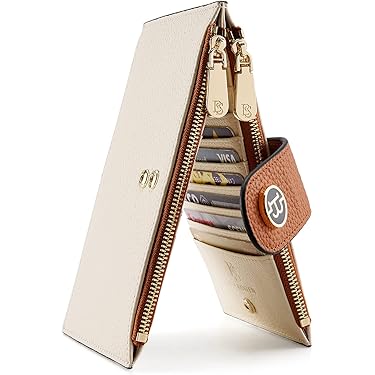 Portefeuille Femme Cuir Porte Monnaie Porte-chéquiers Porte-Cartes - Bleu - Bagagerie - Maroquinerie