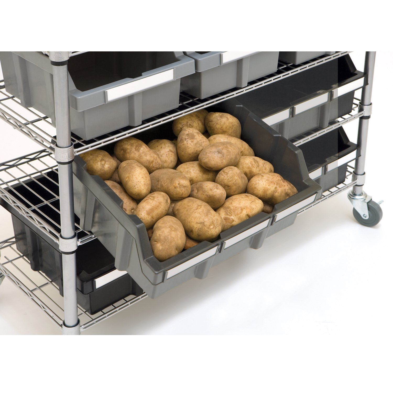 Seville Classics Commercial 7Shelf 22Bin Rack Storage System, NSF