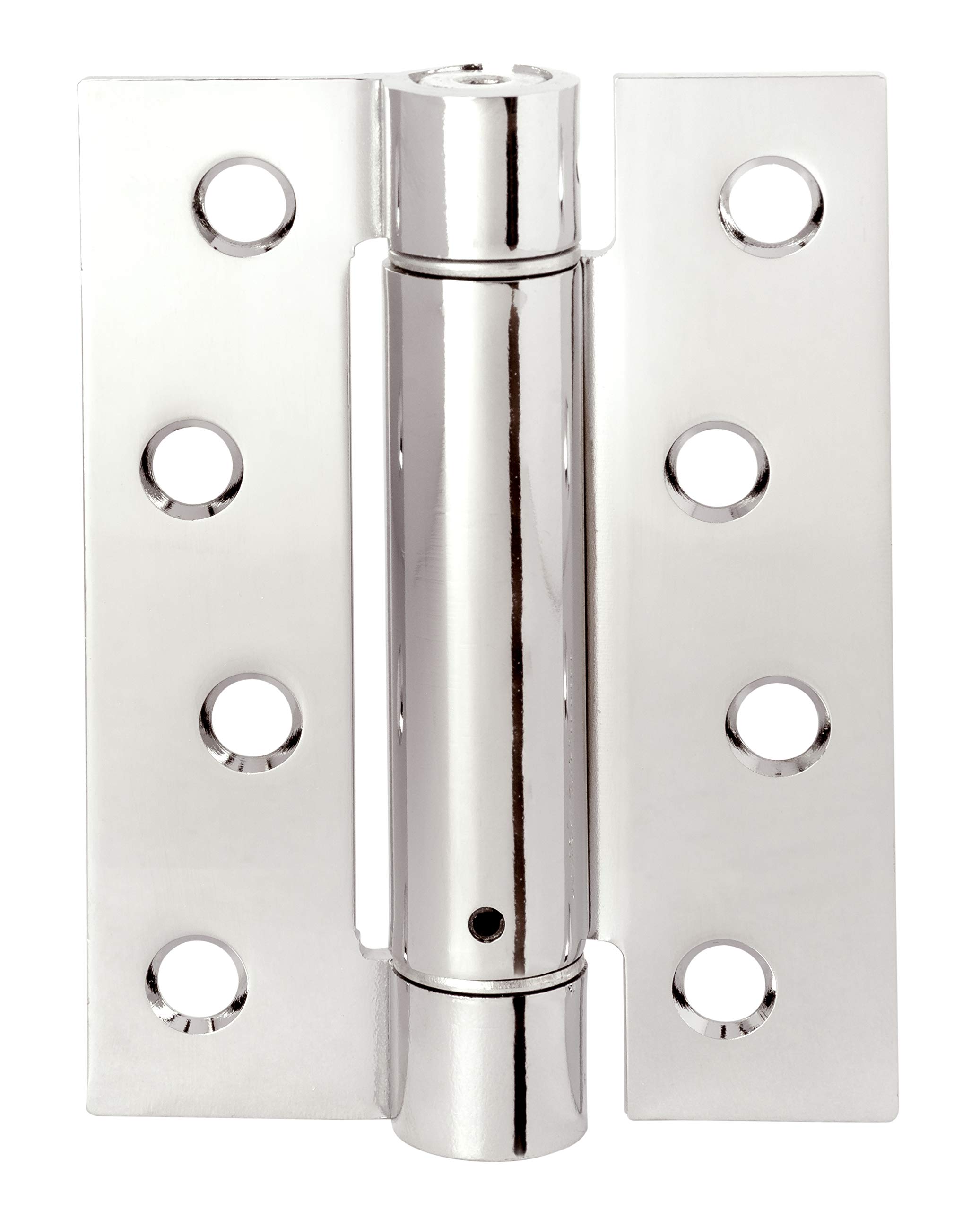 Excel DH467 4" Single Action Spring Hinge, Polished Chrome