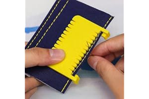 1 Sewing Clip- Durable Plastic Sewing Tool, Simple and Practical Design, Easy to use (Yellow)