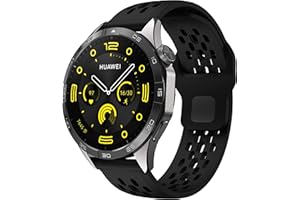 LYSMVIVI Soft Silicone Watch Bands 22mm 20mm 19mm 18mm Breathable Sweatproof Sport Watch Straps with Quick Release for Women & Men