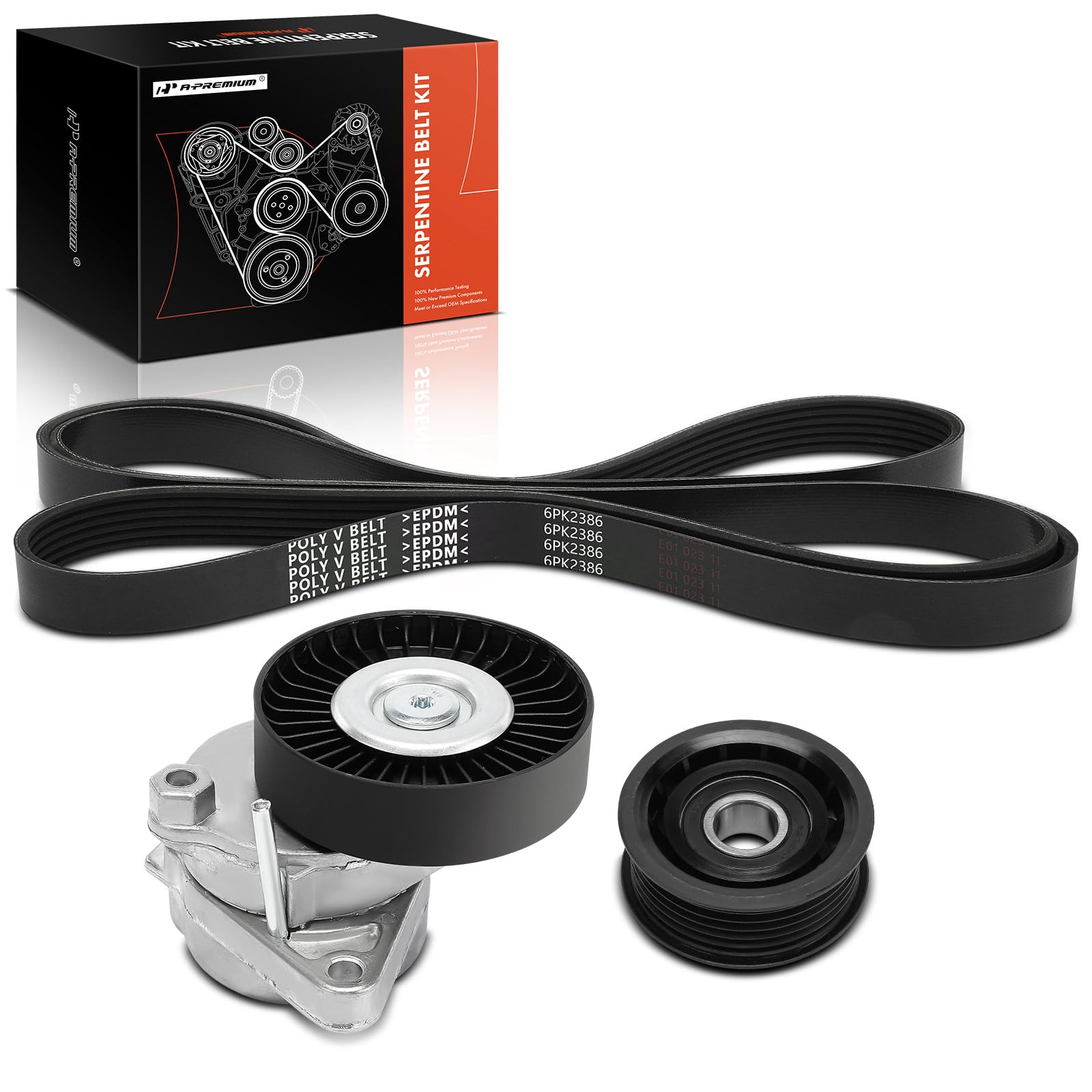 thumbnail image 2 of Serpentine Belt Component Kit 90K38174 For Mercedes-Benz SLK55 AMG, ML500, E500 2 of 4