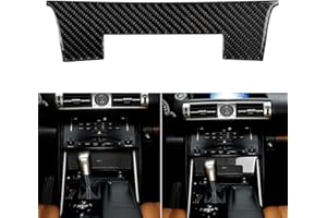 NVCNX Car Dashboard Dash Trim Cover Decal Compatible with Lexus ​IS250 2014 2015 / IS200t 2016 2017 / IS300 2016-2020 / IS350 2014-2020 Carbon Fiber Interior Trim Accessories Black - B