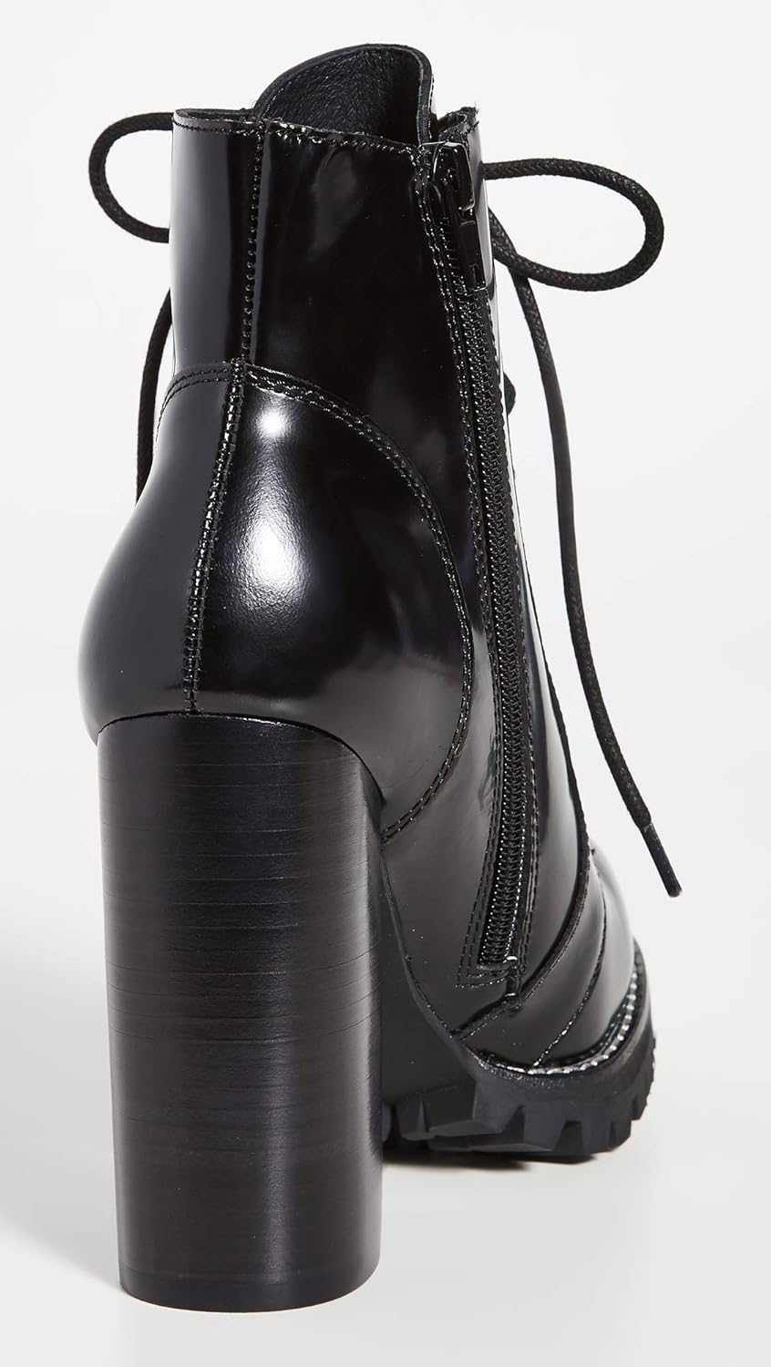 legion lace up high heel booties