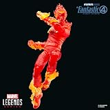Marvel Legends Series Human Torch Action Figure Red 6-Inch Hasbro view 6