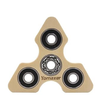 Yomaxer Focus Toys Wood Tri Spinner Fidget Toy Edc A Good Choice For Killing Time