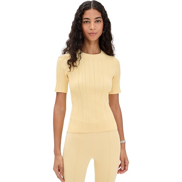 Madewell Women's Merino Silk Diana Fem Tee, Cinnamon, XX-Small at