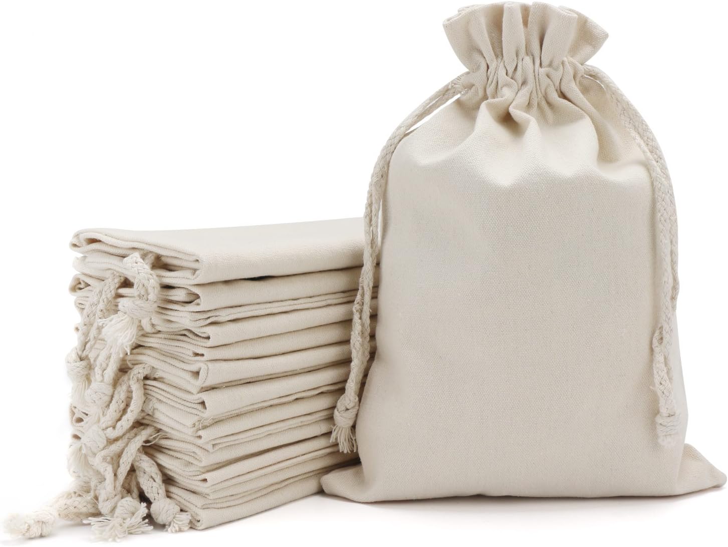 drawstring canvas pouch