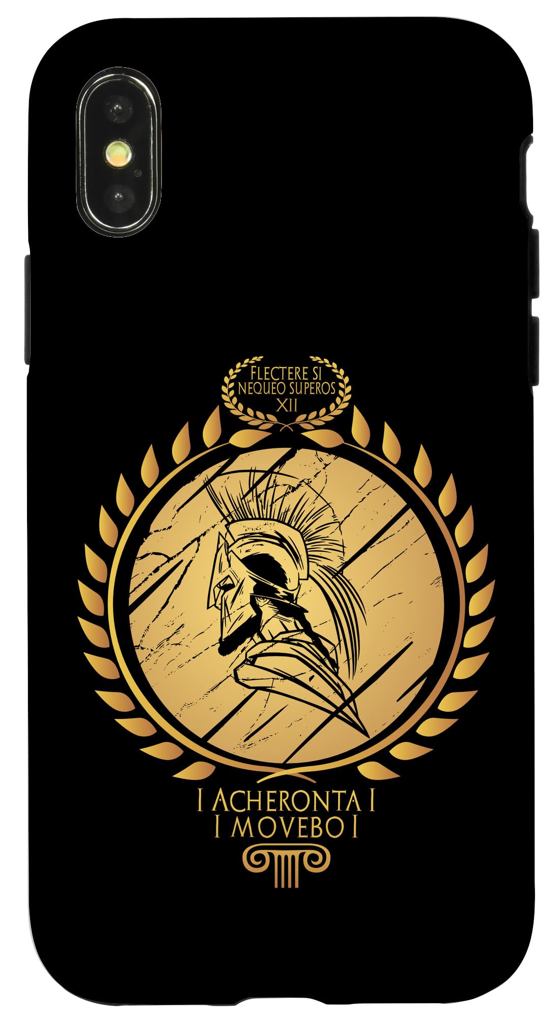 iPhone X/XS Spartan Warrior Badass Latin Quote Greek Gladiator Case