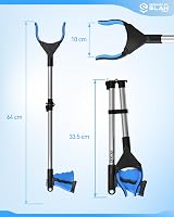 SLAH 26in Litter Picker Grabber Stick for Children Disabled 360° Rotating view 2
