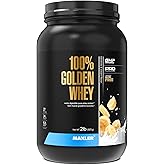 Maxler 100% Golden Whey Protein - 24g of Protein per Serving - Whey Protein Powder for Pre Post Workout - Fast-Absorbing Whey Concentrate, Isolate & Hydrolysate Blend - Bananas & Cream 2 lb