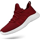 Feethit Womens Slip On Running Shoes Non Slip Walking Shoes Lightweight Gym Workout Shoes Breathable Fashion Sneakers