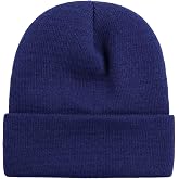 ZOORON Beanie for Men Women Warm Winter Hat Unisex Soft Knit Cuffed Beanie | Skull Cap, Secure fit, Suits Daily Wear, Windproof, Essential Gear for Winter Jogging & Outdoor Sports