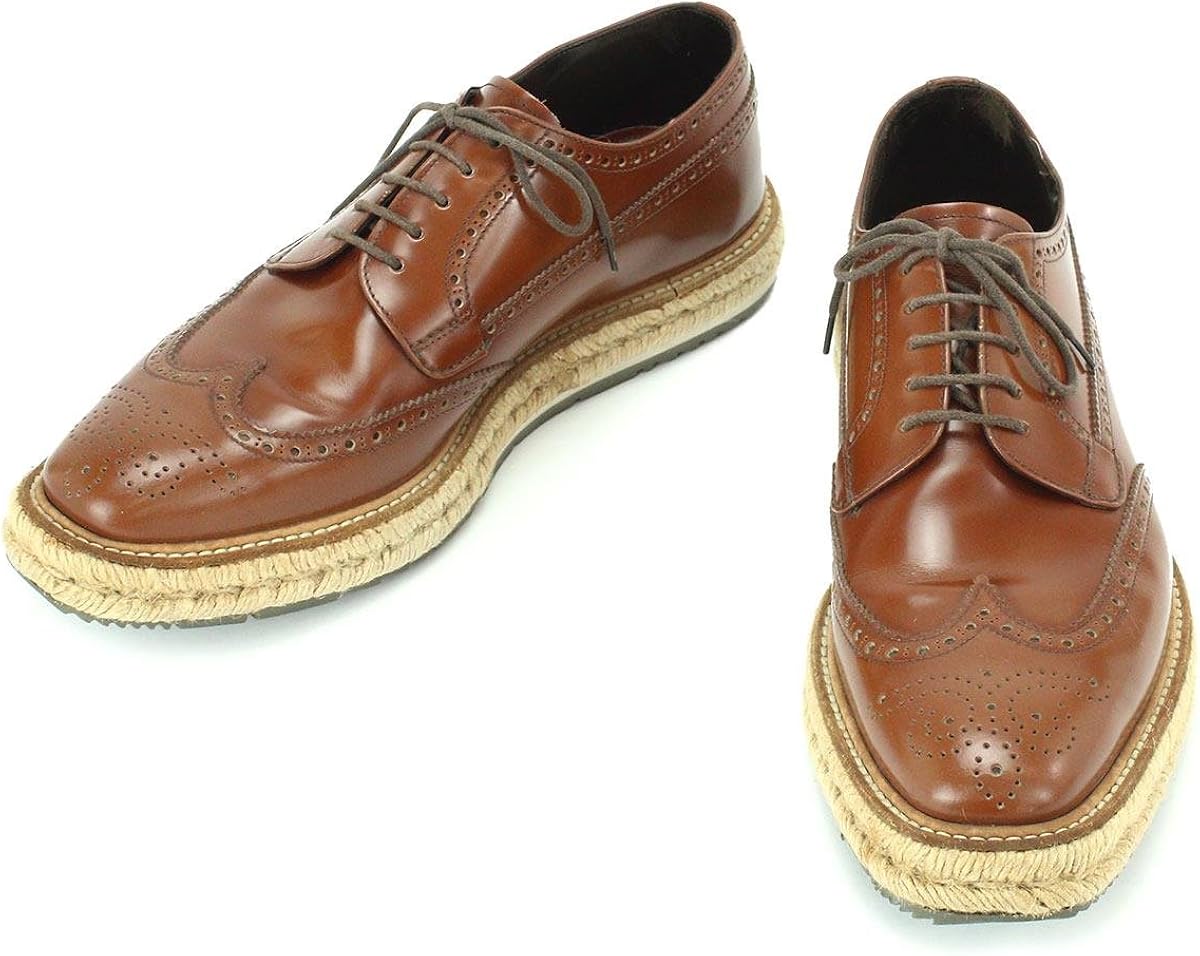 プラダ メンズ シューズ 靴 7 1 2 26 5cm 2eg015 中古 Prada プラダ ビジネスシューズ Amazon