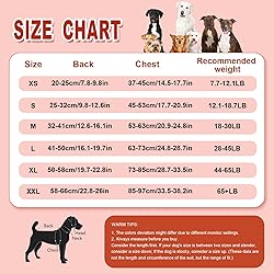 V.PET.B.R Dog Surgery Recovery Suit,Female Male Dog