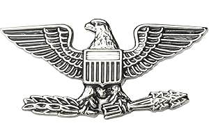 Marlow White Army Officer Tie Tacks